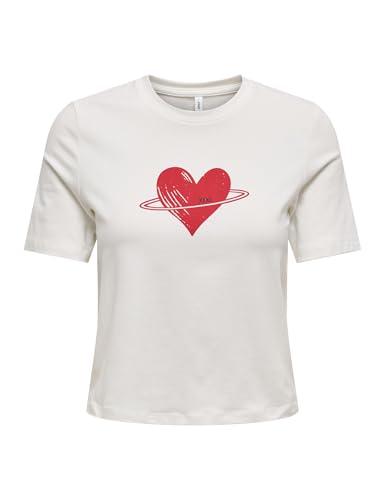 ONLY Onlvallie Life S/S Love Top Box JRS ONLY Onlvallie Life S/S Love Top Box JRS von ONLY