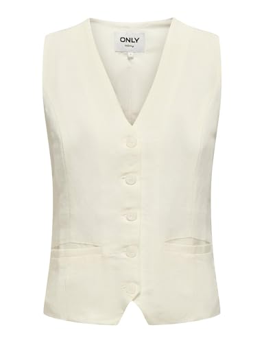 ONLY Onlwindy Life S/L Linen Bl Vest Tlr von ONLY