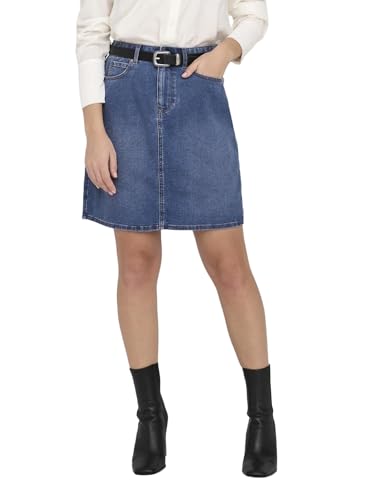 ONLY Damen Onlwonder Hw DNM Skirt PIM Noos Jeansrock, Blau, M EU von ONLY