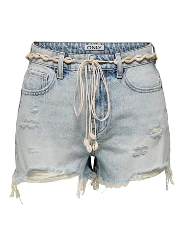 ONLY Female Jeans-Shorts ONLZUMA Hohe Taille Normal geschnitten Jeans-Shorts ONLY Female Jeans-Shorts ONLZUMA Hohe Taille Normal geschnitten Jeans-Shorts von ONLY