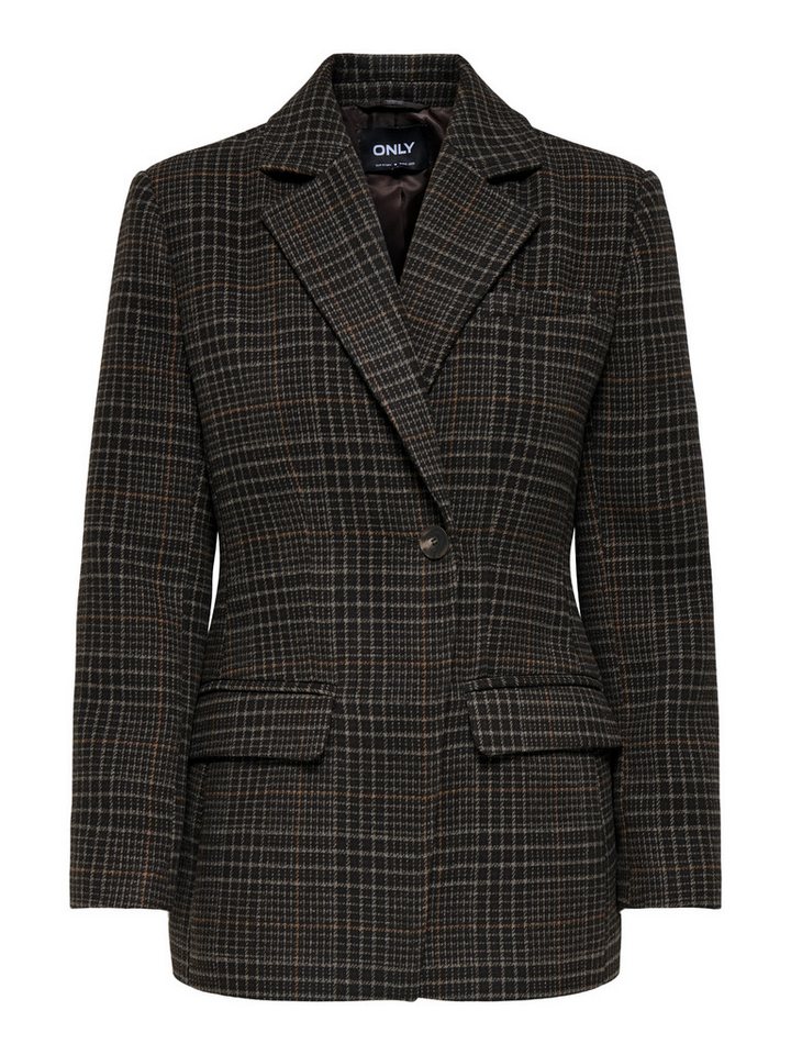 ONLY Outdoorjacke ONLMIKA CHECK BLAZER OTW von ONLY