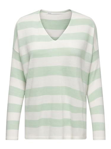 ONLY Pullover Damen, Mist Green 1, S von ONLY