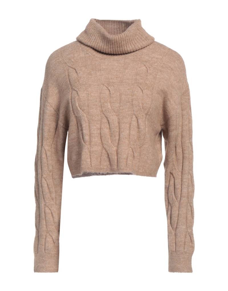 ONLY Rollkragenpullover Damen Kamel von ONLY