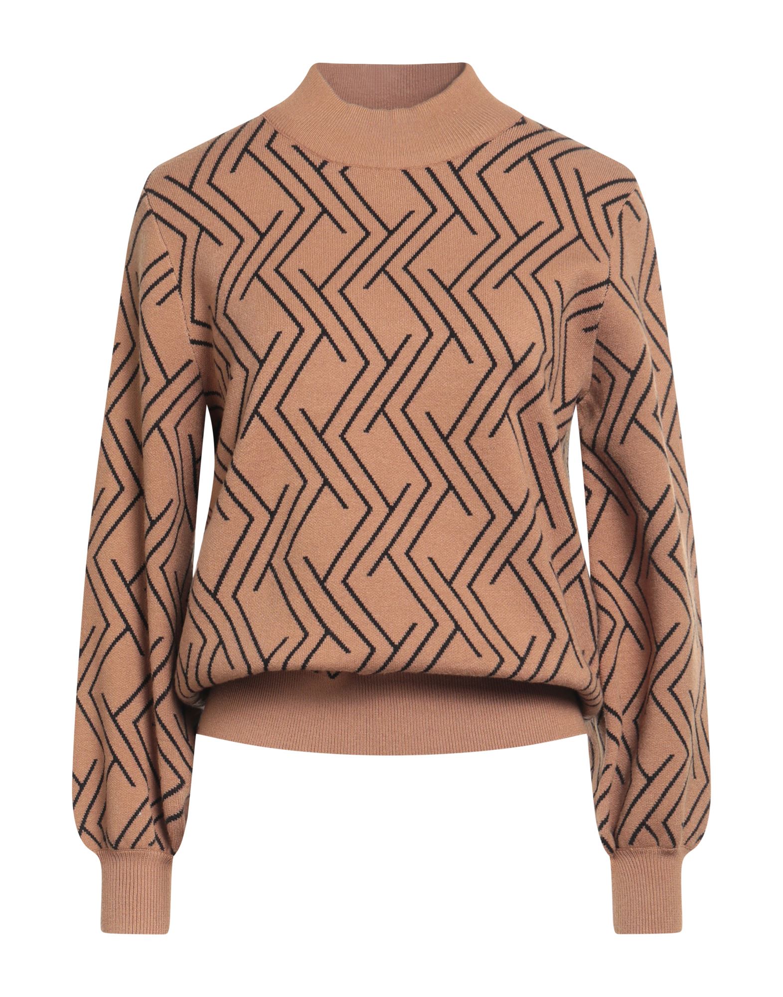 ONLY Rollkragenpullover Damen Kamel von ONLY