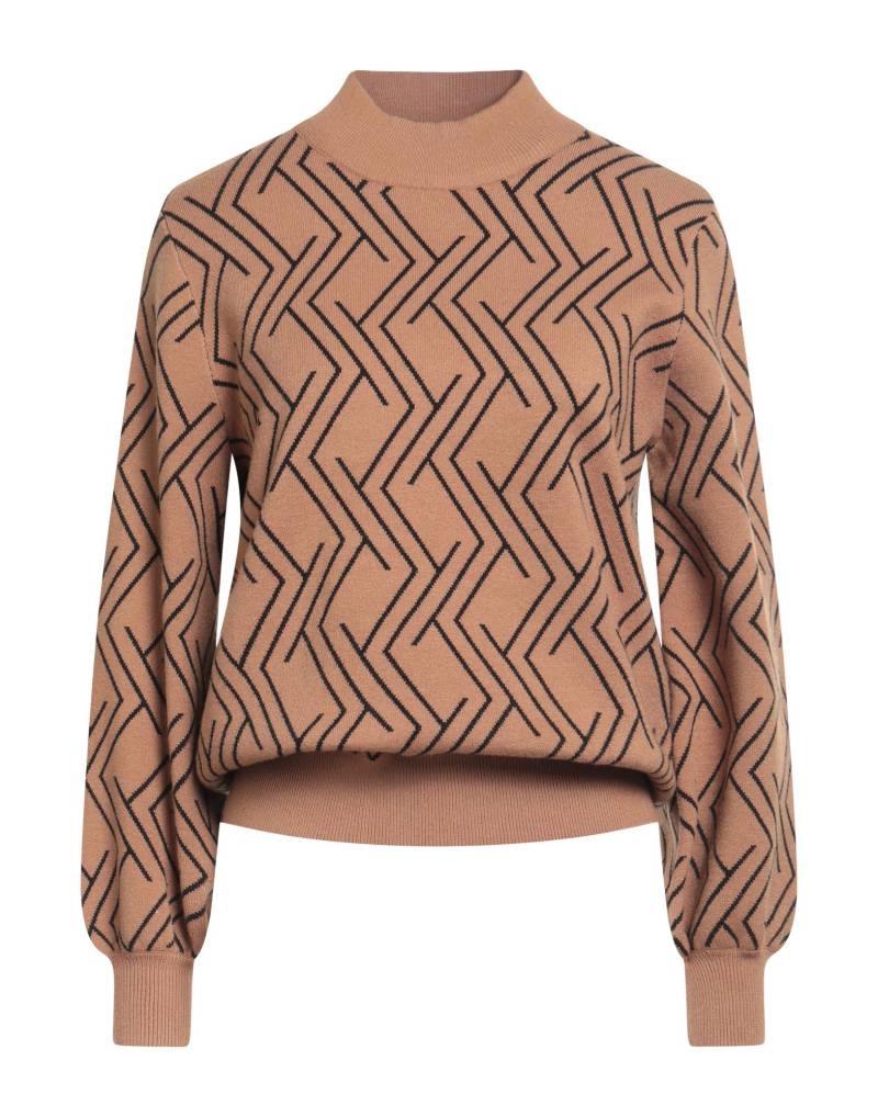 ONLY Rollkragenpullover Damen Kamel von ONLY