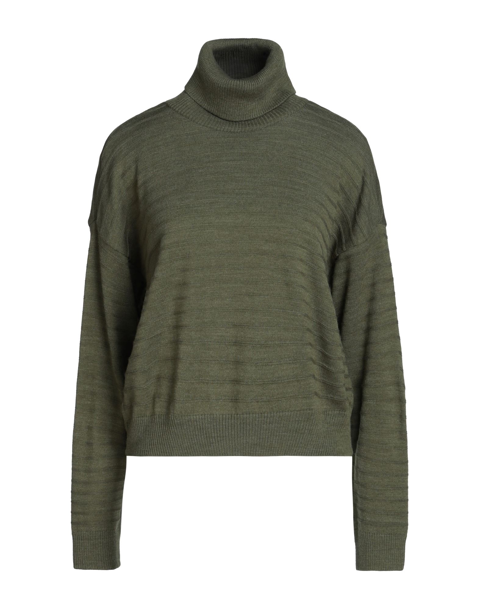 ONLY Rollkragenpullover Damen Militärgrün von ONLY