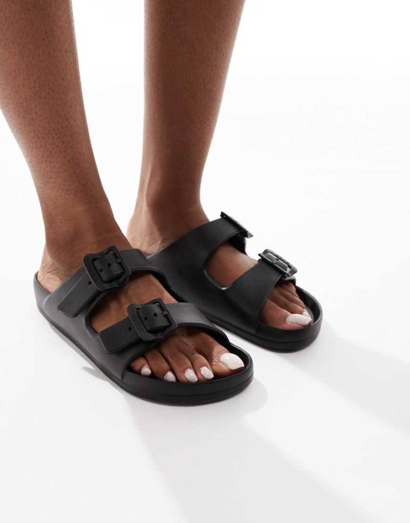 ONLY - Sandalen in Schwarz mit doppeltem Riemen von ONLY