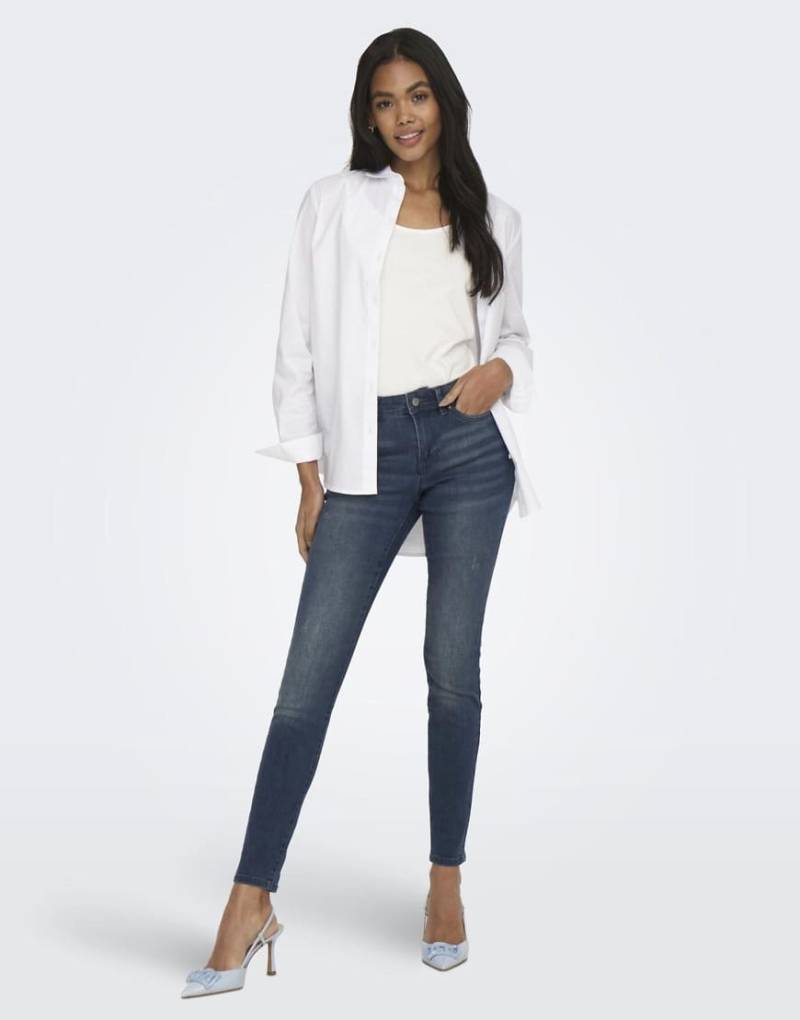 ONLY - Skinny Fit Jeans in Blau von ONLY