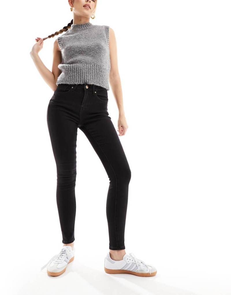 ONLY - Skinny-Jeans in Schwarz mit Push-up-Effekt von ONLY