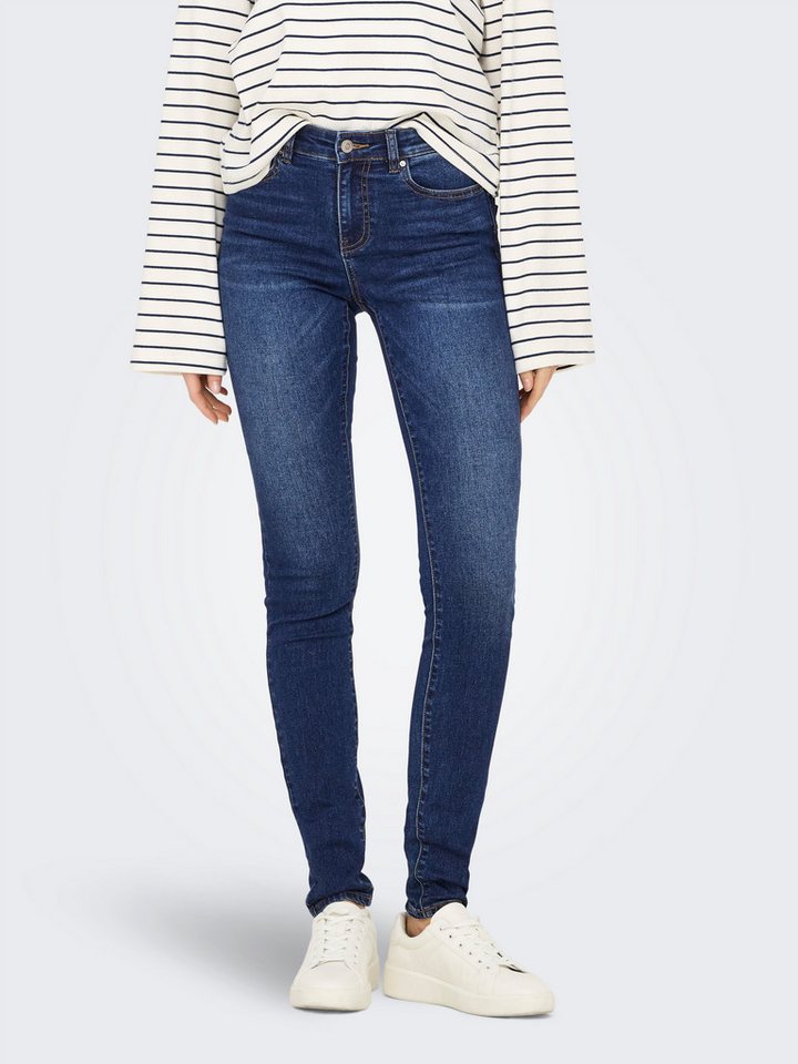 ONLY Skinny-fit-Jeans ONLRINA MID WAIST PUSH UP SK BOX DNM ONLY Skinny-fit-Jeans ONLRINA MID WAIST PUSH UP SK BOX DNM von ONLY