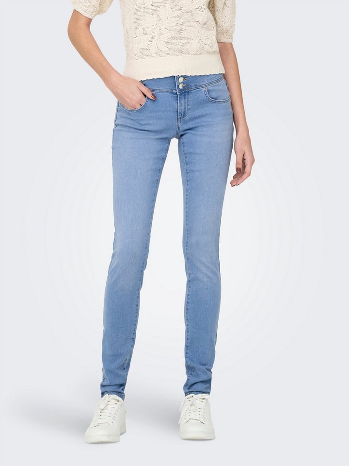 ONLY Skinny-fit-Jeans ONLROYAL REG VIS BUT SK DNM PIM von ONLY