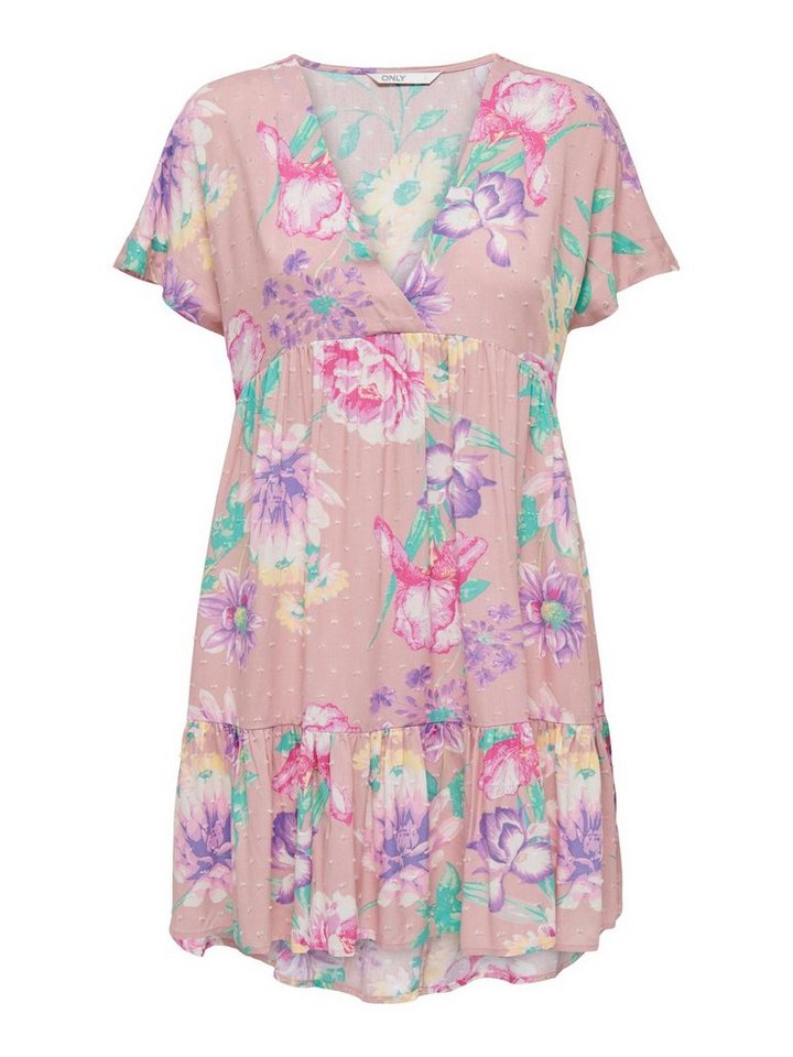 ONLY Sommerkleid PARIS (1-tlg) Drapiert/gerafft von ONLY