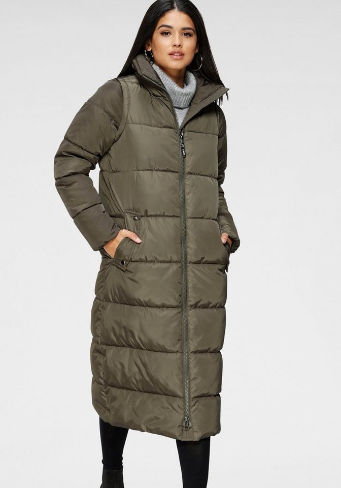 ONLY Steppmantel ONLIRINA X-LONG 2IN1 PUFFER OTW auch als Weste tragbar von ONLY