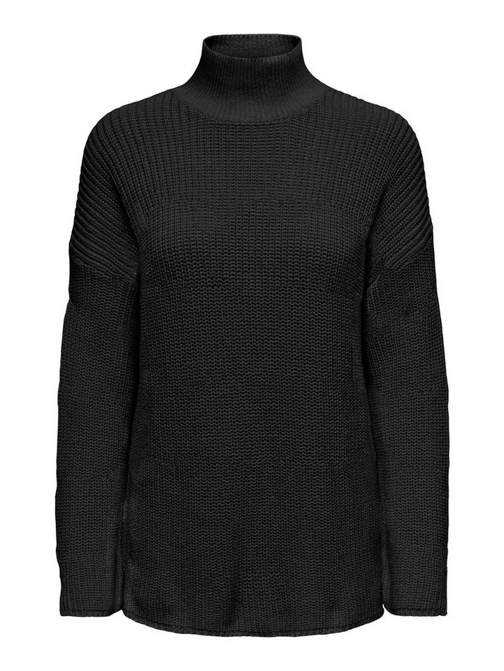 ONLY Strickpullover Strick Struktur Stehkragen Langarm ONLBELLA ONLBELLA LIFE LS HIGH NECK KNT von ONLY