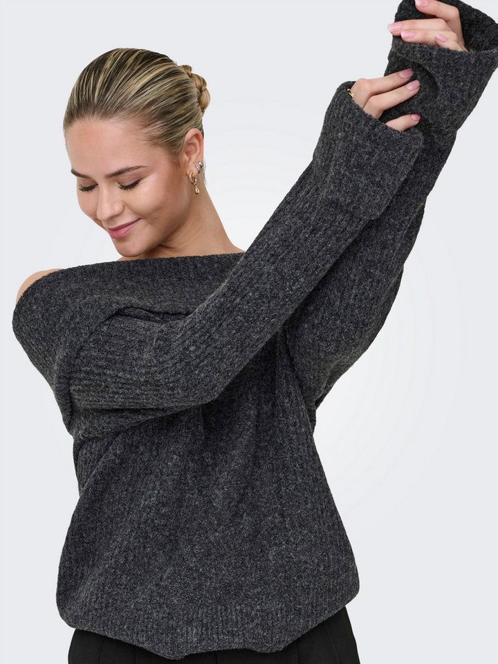 ONLY Strickpullover ONLLUNA LS OFF SHOULDER PULLOVER KNT von ONLY
