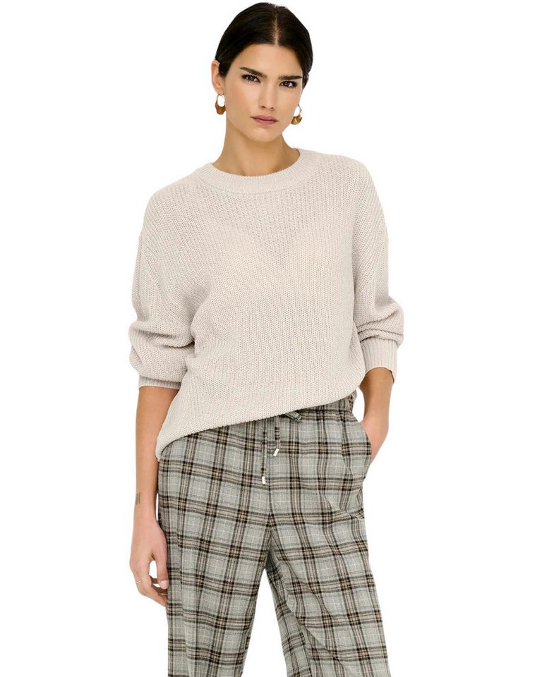 ONLY Strickpullover Weicher Damen Pullover in Rippstrick von ONLY