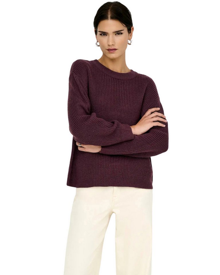 ONLY Strickpullover Weicher Damen Pullover in Rippstrick von ONLY