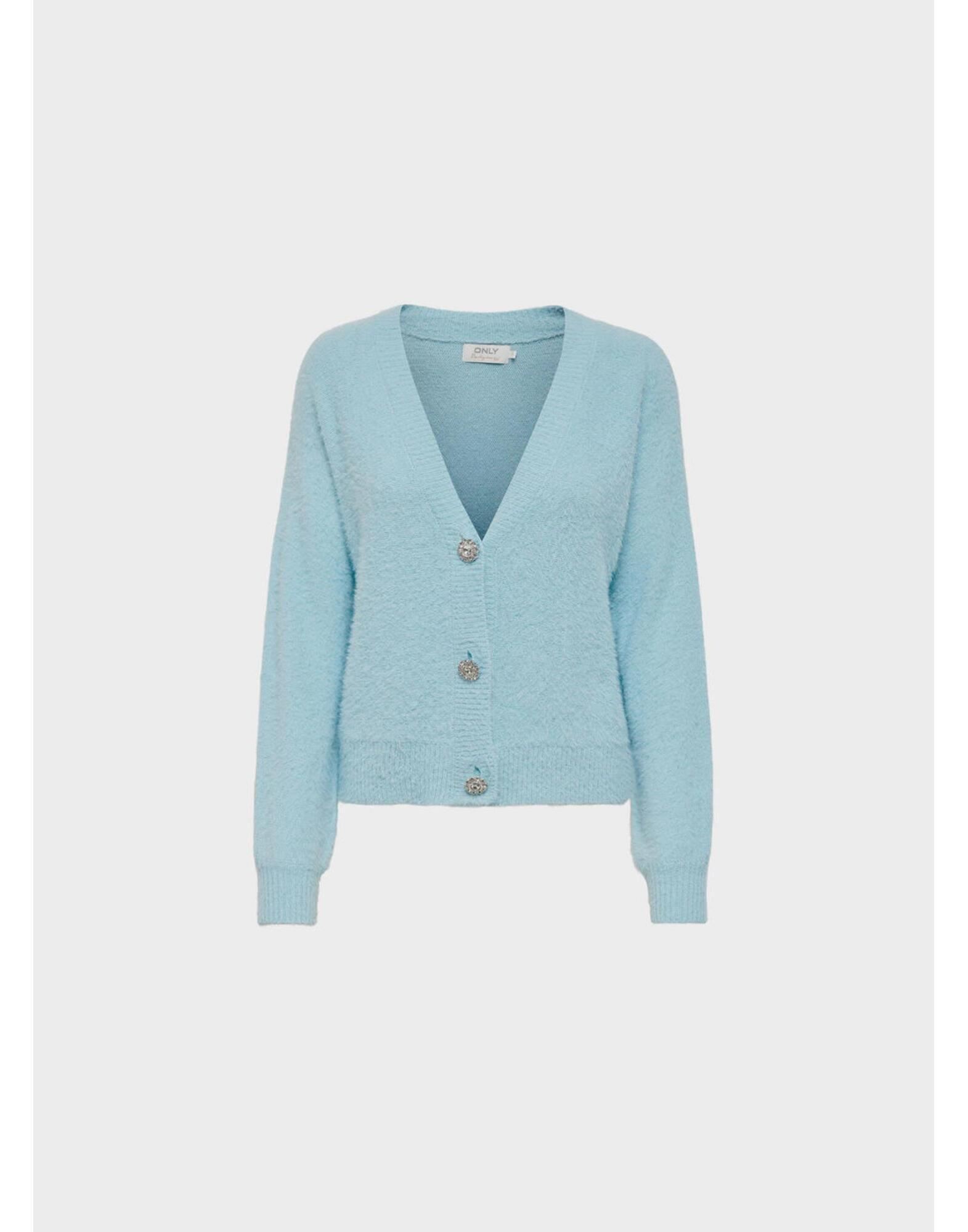 ONLY Sweatshirt Damen Azurblau von ONLY