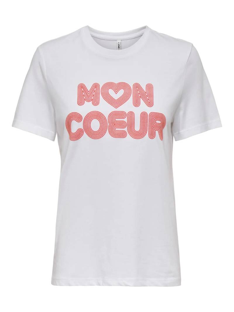 ONLY - T-Shirt - Onlariya weiß - Gr. - XL von ONLY