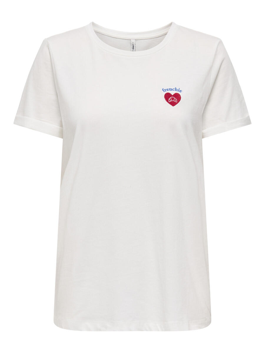 ONLY - T-shirt - Lalli weiß - Gr. - M von ONLY