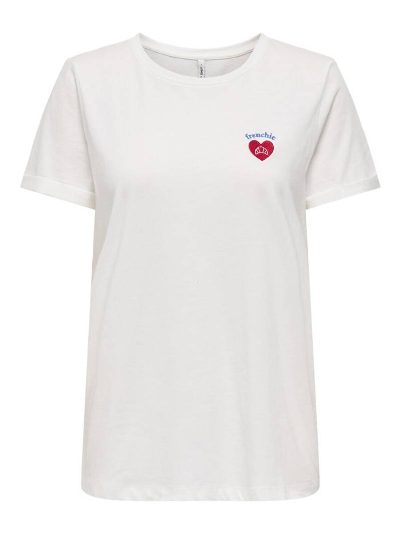 ONLY - T-shirt - Lalli weiß - Gr. - M von ONLY