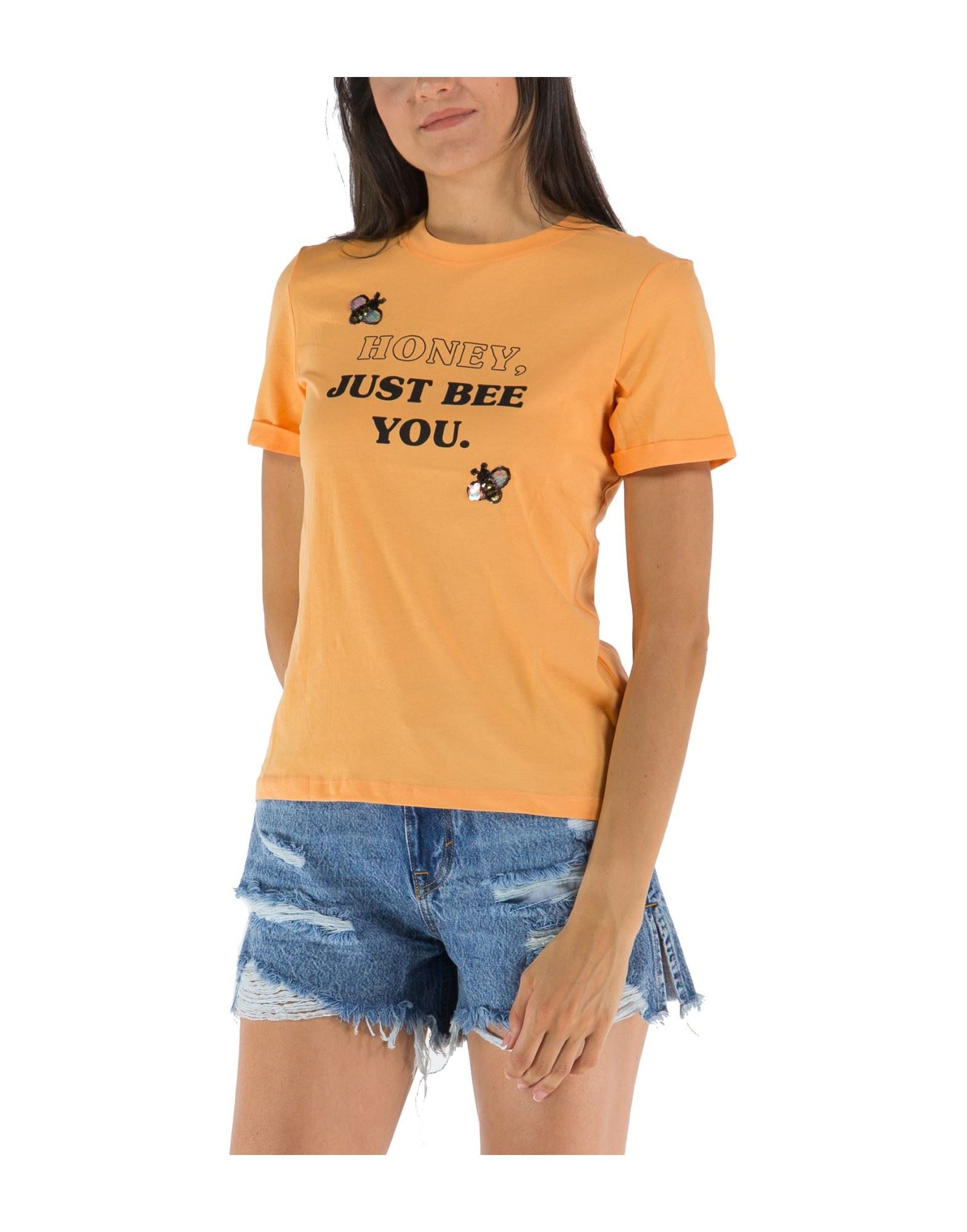 ONLY T-shirts Damen Orange von ONLY