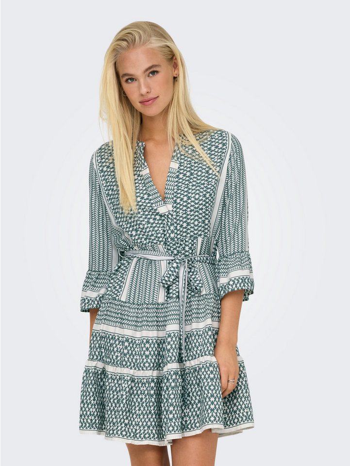 ONLY Tunikakleid ONLATHENA LIFE 3/4 SHORT DRESS WVN NOOS Sommerkleid von ONLY