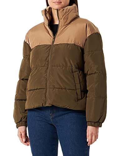 ONLY Women's ONLBECCA Short Puffer CC OTW Steppjacke, Tigers Eye/Detail:Beech, L von ONLY