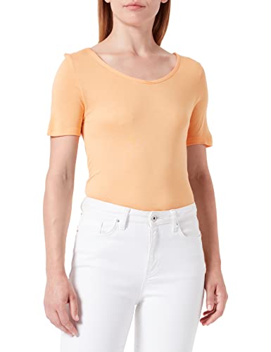 Only Women's ONLCARRIE S/S TOP JRS T-Shirt, Pumpkin, L von ONLY