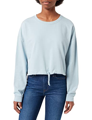 ONLY Women's ONLDREAMER Life UNB LS Oneck String NOOS Sweatshirt, Blue Fog, L von ONLY