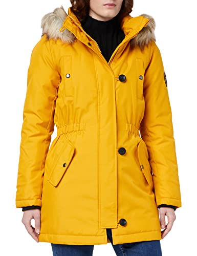 ONLY Women's ONLIRIS Winter CC OTW Parka, Tawny Olive/Detail:with Nature FUR, XS von ONLY