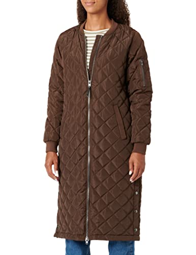 ONLY Women's ONLJESSICA X-Long Quilted Coat OTW NOOS Steppmantel, Hot Fudge, XS von ONLY