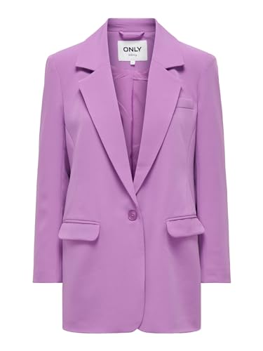 ONLY Damen Oversized Langarm Blazer Eleganter Basic Cardigan Business Jacke Mantel ONLLANA-Berry von ONLY