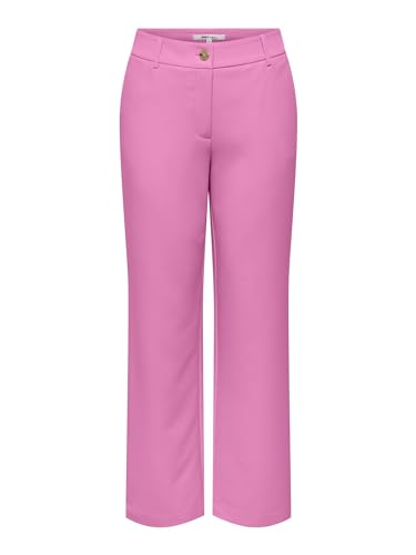 ONLY Women's ONLLANA-Berry MID Straight Pant TLR NOOS Hose, Fuchsia Pink, 38 von ONLY