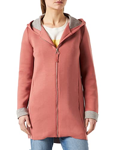 Only Damen ONLLENA Bonded Hood Coat CC CS OTW Mantel, Withered Rose, L von ONLY