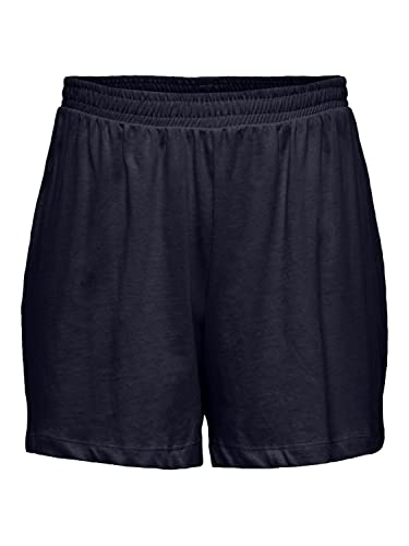 ONLY Damen ONLMAY Life HIGH Waist Box JRS Shorts, Night Sky, L von ONLY