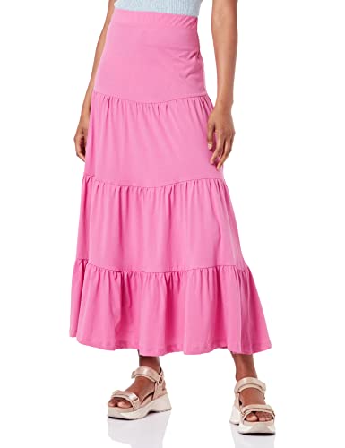 ONLY Women's ONLMAY Maxi Skirt JRS Rock, Super Pink, M von ONLY