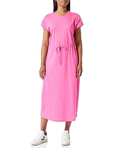 ONLY Women's ONLMAY S/S Dress Box JRS Midi Kleid, Shocking Pink, L von ONLY