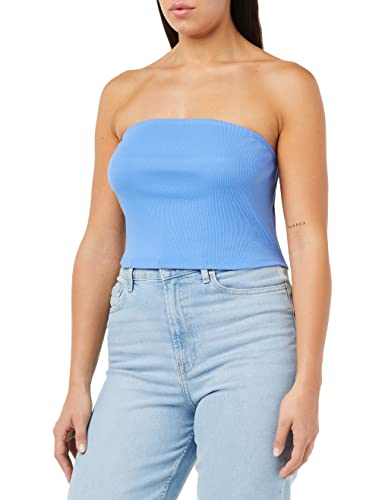 ONLY Women's ONLNESSA S/L Bandeau JRS Top, Ultramarine, M von ONLY