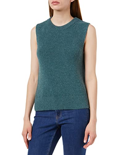 ONLY Women's ONLPARIS Life Vest KNT NOOS Pullunder, Balsam Green/Detail:Melange, XXS von ONLY