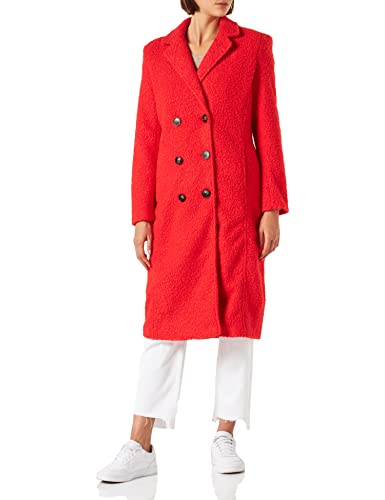 ONLY Damen ONLPIPER Coat CC OTW Jacke, Red Alert, m von ONLY