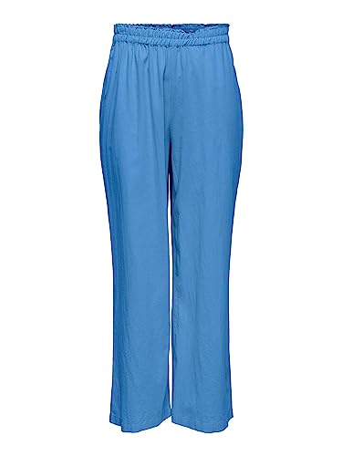 ONLY Damen ONLTOKYO HW Linen Blend ST Pant PNT NOOS Leinenhose, Provence,XL / 32L ONLY Damen ONLTOKYO HW Linen Blend ST Pant PNT NOOS Leinenhose, Provence,XL / 32L von ONLY