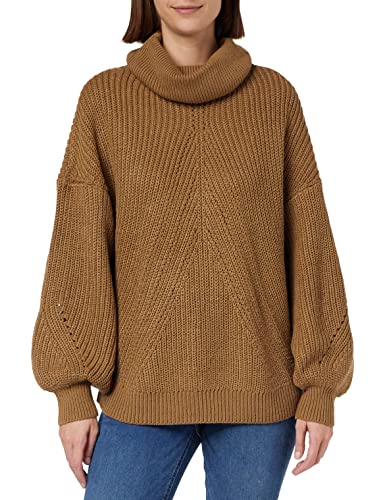 ONLY Women's ONLVENEDA L/S Rollneck Pullover EX KNT Strickpullover, Toasted Coconut, S von ONLY