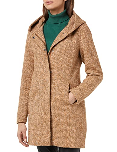 ONLY Women's ONLVIGGA Sedona Coat CC OTW Jacke, Humus/Detail:Toasted Coconut, S von ONLY