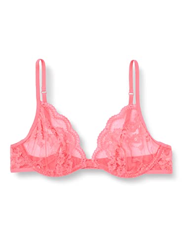 ONLY Women's ONLWILLOW LACE Wire Bra BHS, Pink Flambé, 80C von ONLY