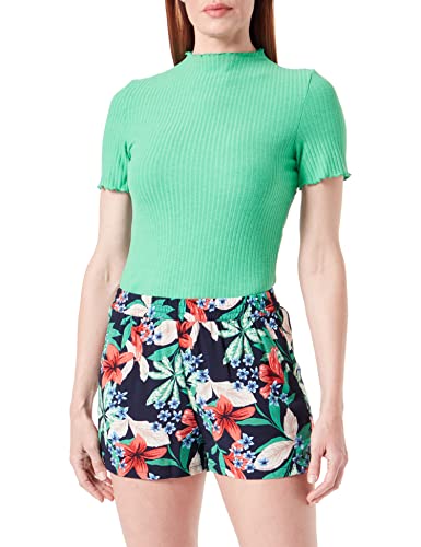 ONLY Women's Onlnova Life PTM Shorts, Tigerlily/AOP:353 Calypso, 34 von ONLY