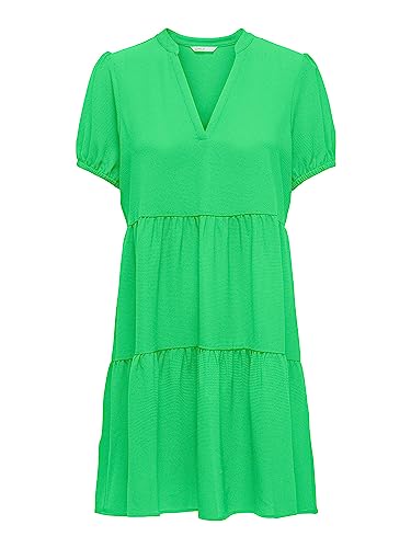 ONLY Damen Onlnova Life S/S Thea Dress Solid Ptm Kleid, Summer Green, M EU von ONLY
