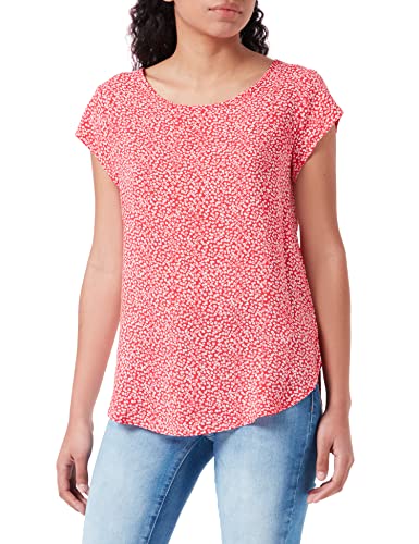 ONLY Women's Onlnova Life S/S TOP AOP PTM T-Shirt, High Risk Red/AOP:Cali Ditsy, 36 von ONLY