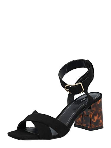 ONLY Womens ONLAMANDA-4 Life MF Heeled Sandal, Schwarz (Black), 40 EU von ONLY