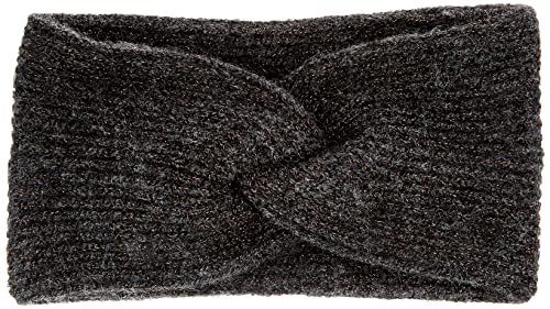 ONLY Womens Onllerke Life Headband Winter-Stirnband, Black/Detail:SOLID W. Lurex, ONE Size von ONLY